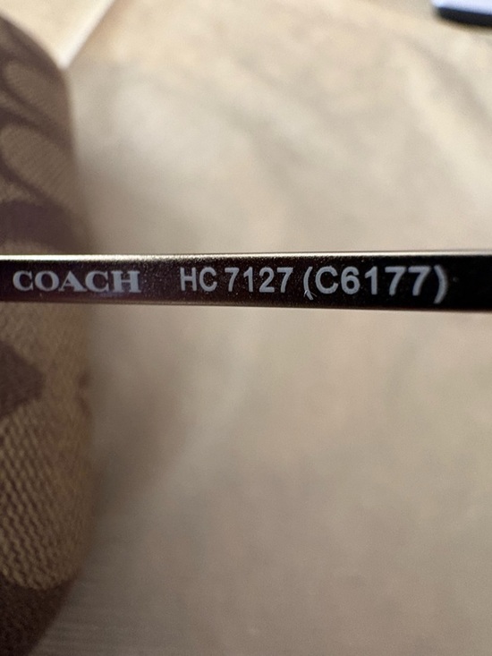 Coach HC 7127 sunglasses 
Frame in Shiny Light Gold metal main image 4